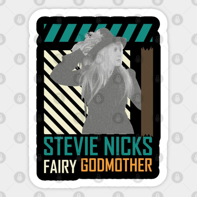 Stevie Nicks Retro Aesthetic Sticker by 404pageNotfound